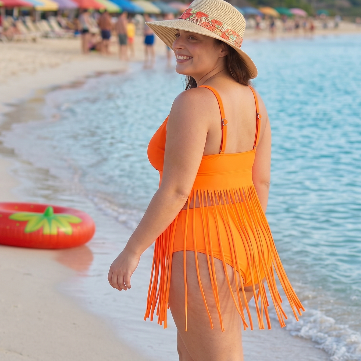 Orange éclatant / S